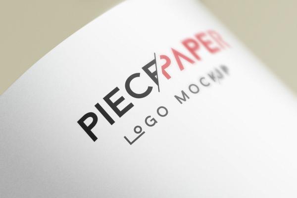 Piece of A Paper Mockup