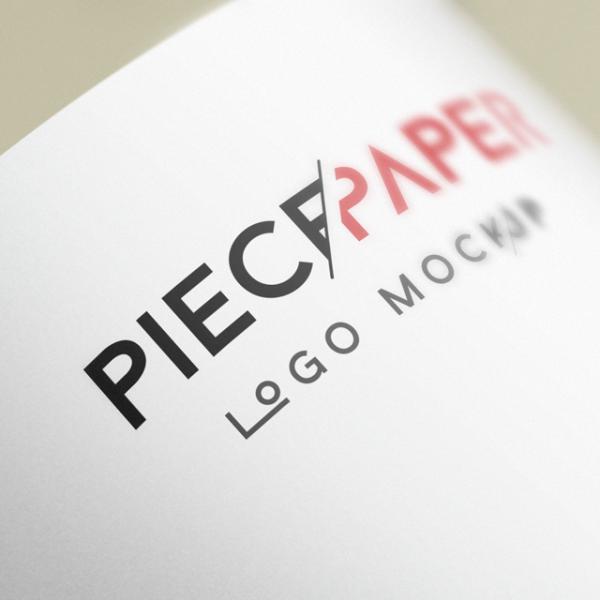 Piece of A Paper Mockup